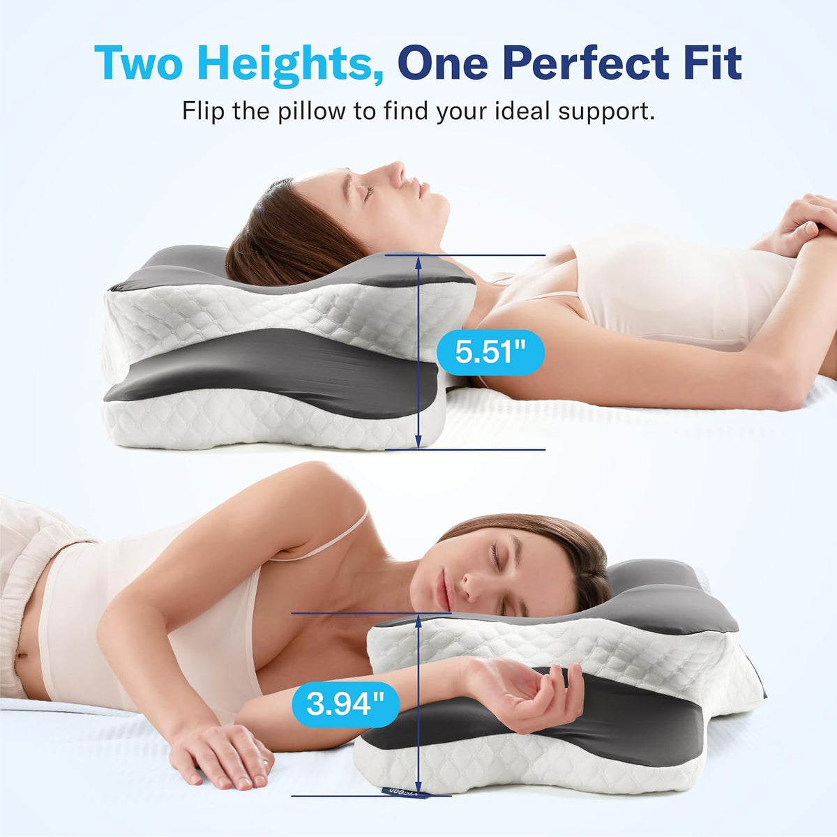 Almohada cervical viscoelástica Ultimate Support