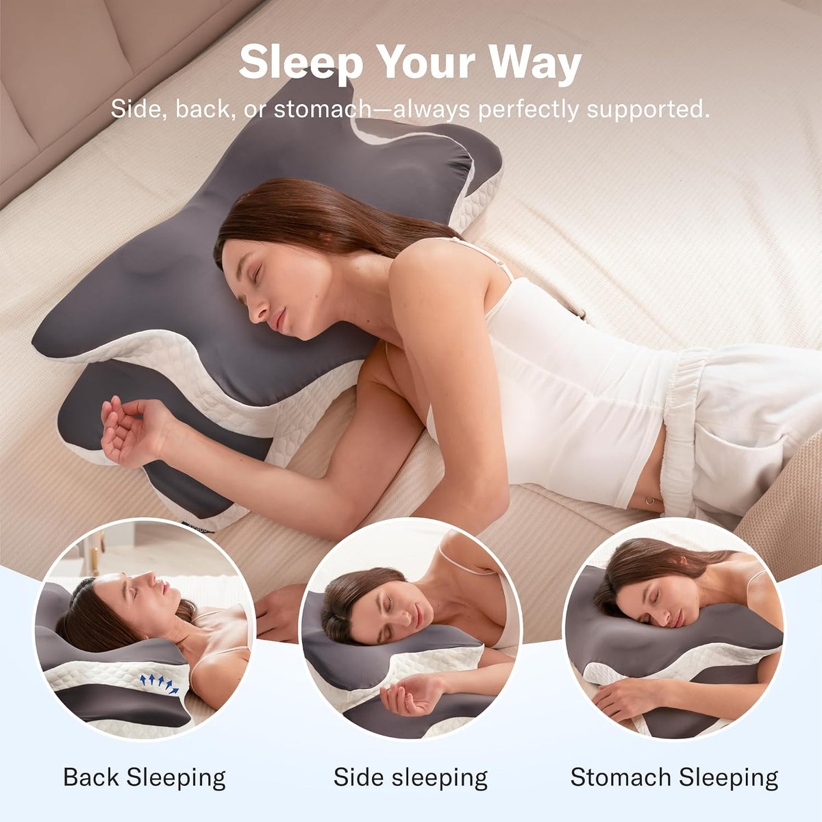 Almohada cervical viscoelástica Ultimate Support