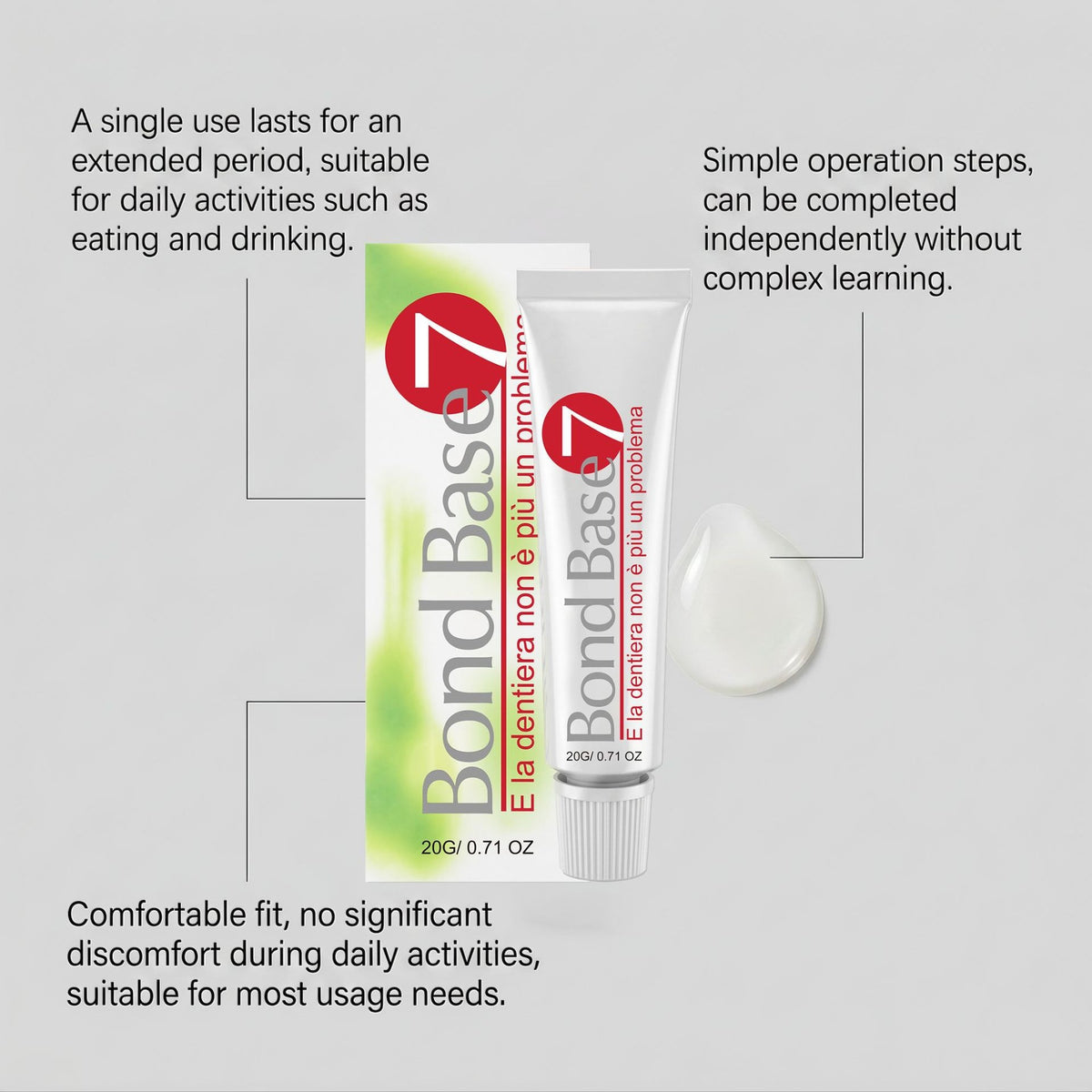 Crema Fijadora para Dentadura