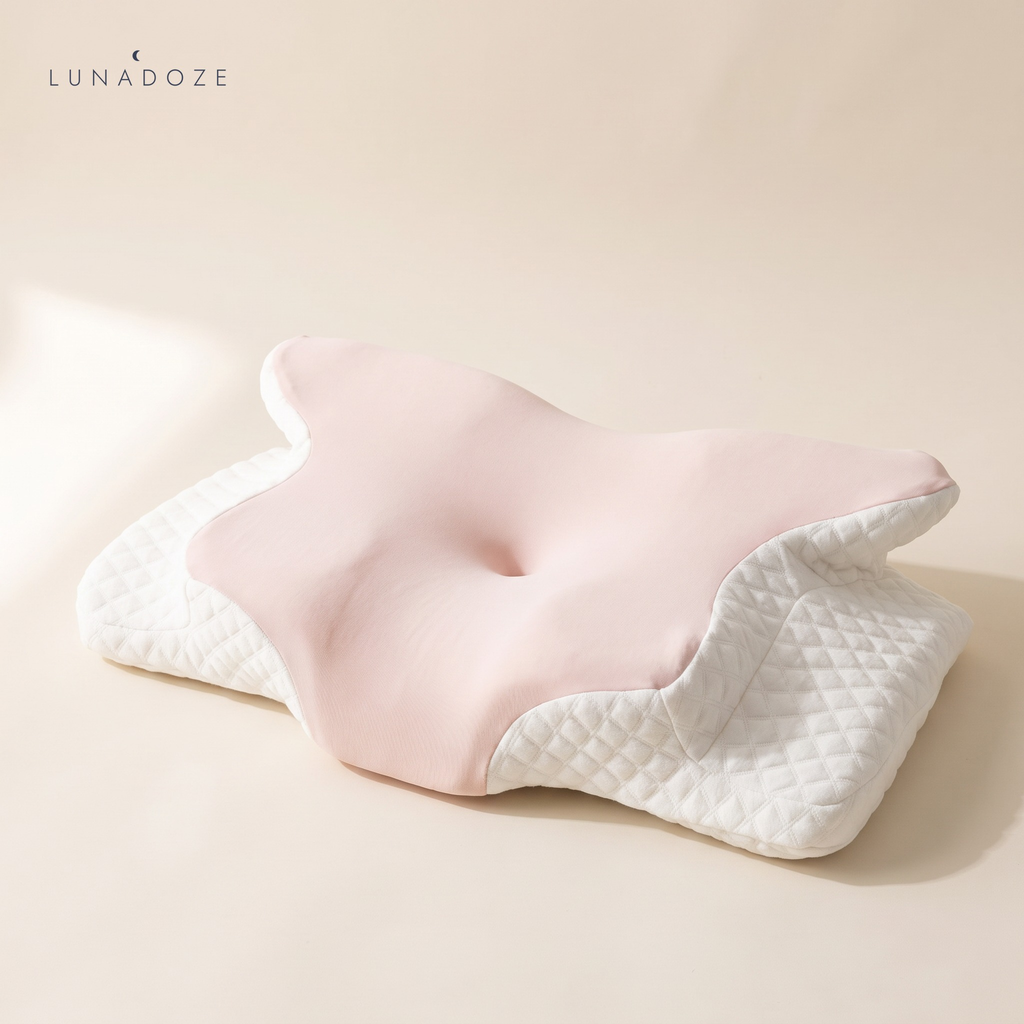 Lunadoze Contour Pillow in pink
