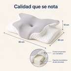 Medidas 60 x 40 x 10 cm y espuma viscoelástica