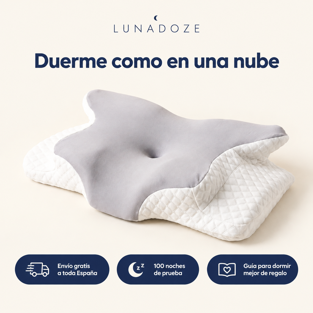 Almohada Lunadoze Contour: duerme como en una nube