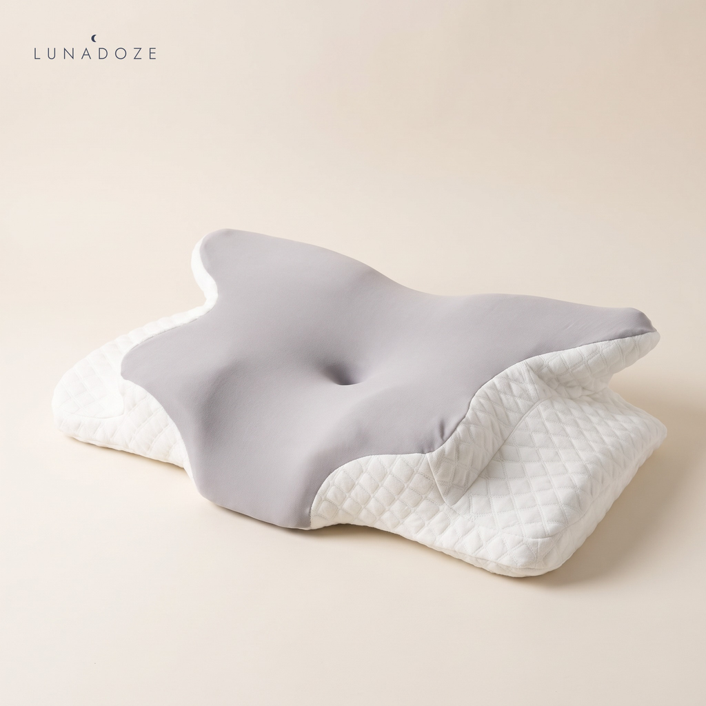 Lunadoze Contour Pillow in grey