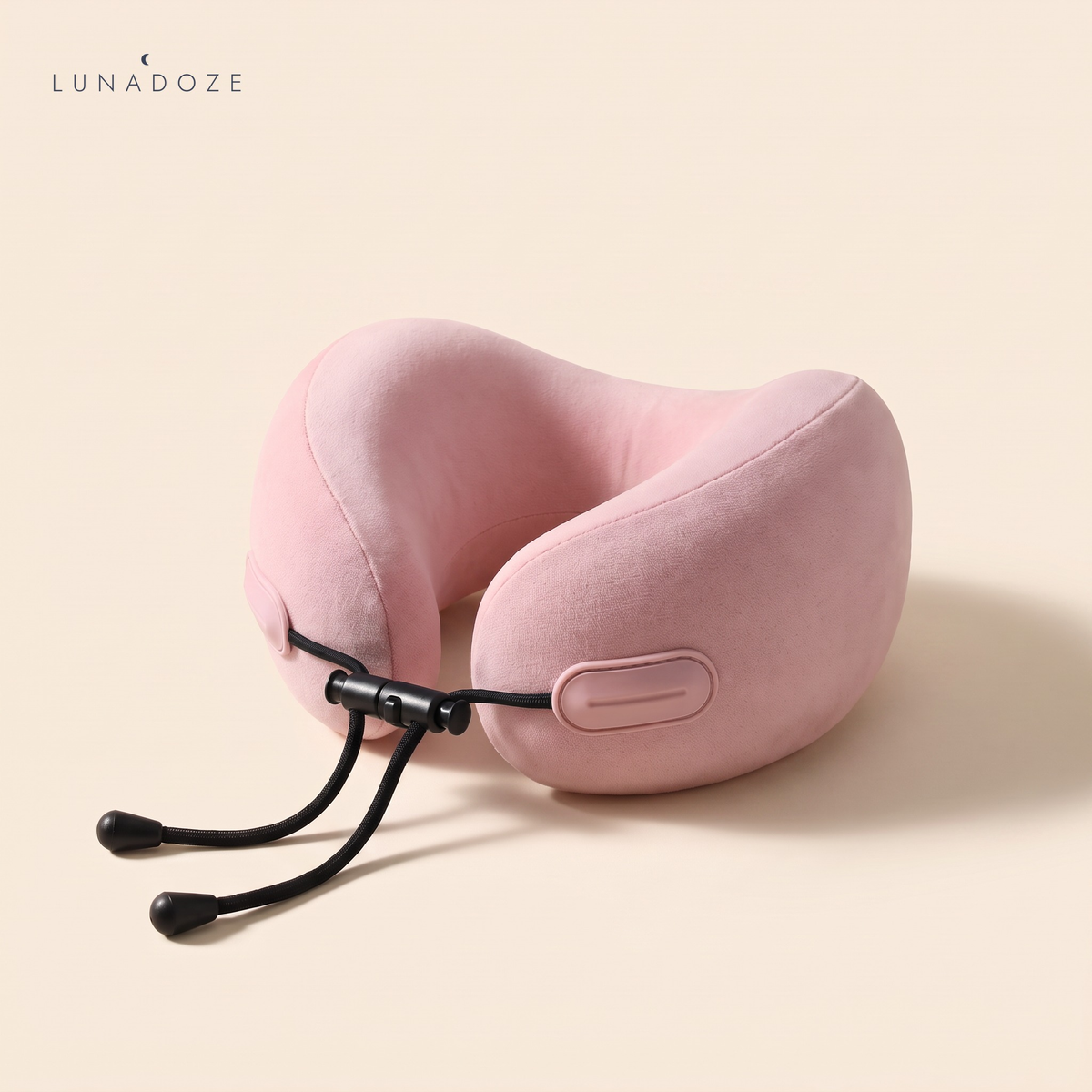 Lunadoze Travel Pillow in pink